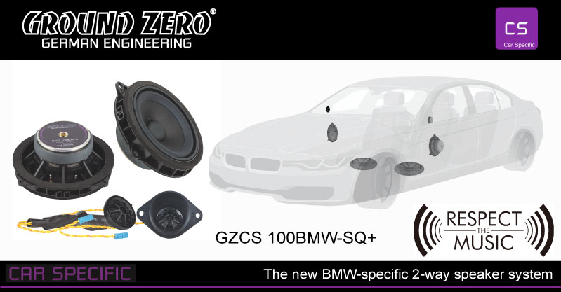 28050円 人気 GROUND ZERO グラウンドゼロ BMW MINI車種専用スピーカー10cm2wayコンポーネントスピーカーフロント or リヤ システム品番